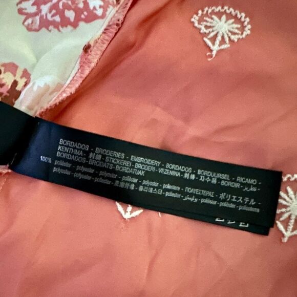 ZARA Silia Set Matching Top & Shorts Floral Embroidered Coordinated 2 Piece - Picture 10 of 13